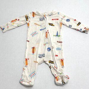 Mini Wonder Infant Chicago Field Trip Footie